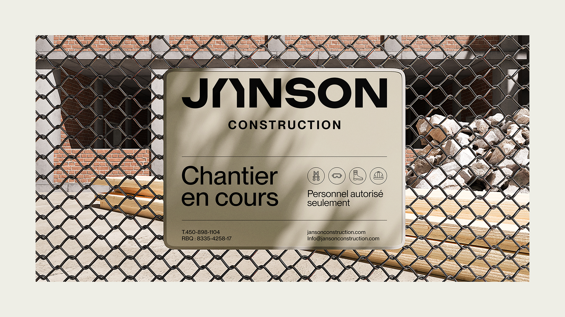 Affichage chantier